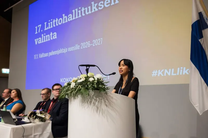 Binga Tupamäki valittu jatkokaudelle puheenjohtajaksi liittokokouksessa 2025